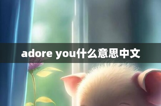 adore you什么意思中文