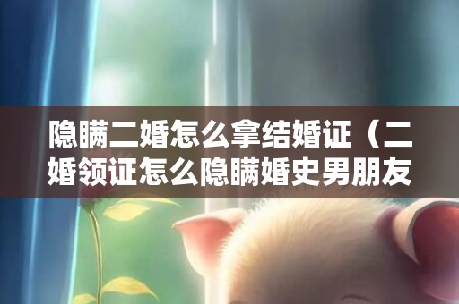 隐瞒二婚怎么拿结婚证（二婚领证怎么隐瞒婚史男朋友接受不了二婚如何挽回）