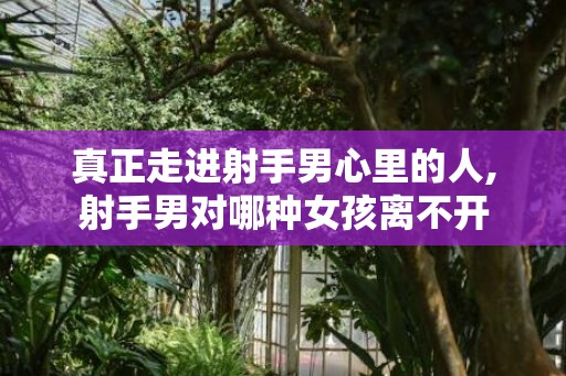 真正走进射手男心里的人,射手男对哪种女孩离不开