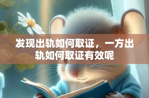 发现出轨如何取证，一方出轨如何取证有效呢