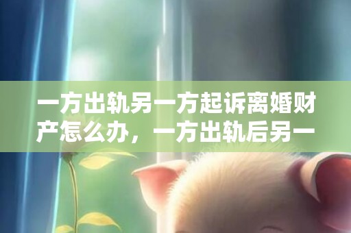 一方出轨另一方起诉离婚财产怎么办，一方出轨后另一方也出轨