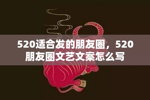 520适合发的朋友圈，520朋友圈文艺文案怎么写
