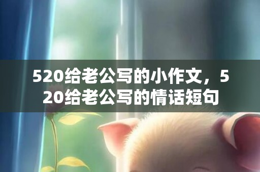 520给老公写的小作文，520给老公写的情话短句
