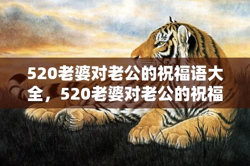 520老婆对老公的祝福语大全，520老婆对老公的祝福语