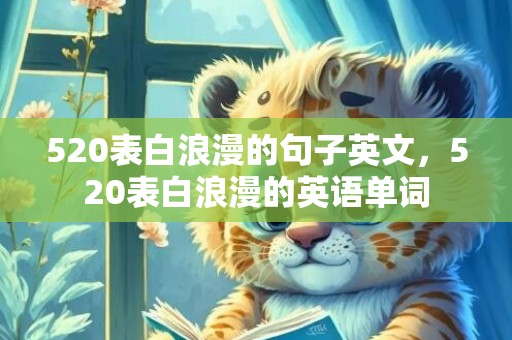 520表白浪漫的句子英文，520表白浪漫的英语单词