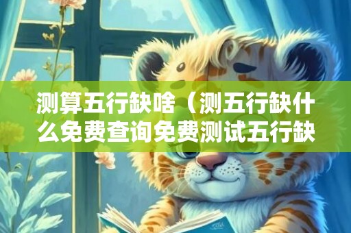 测算五行缺啥（测五行缺什么免费查询免费测试五行缺什么）
