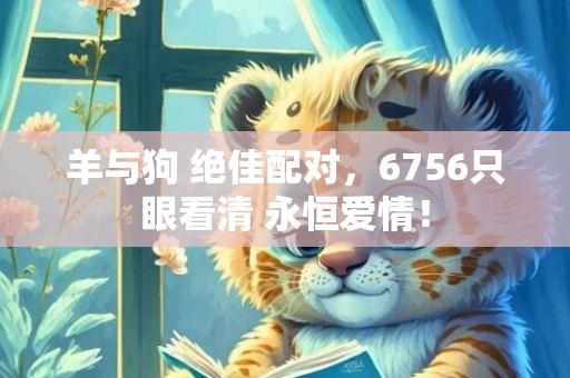 羊与狗 绝佳配对，6756只眼看清 永恒爱情！