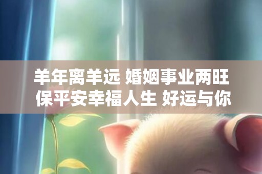 羊年离羊远 婚姻事业两旺 保平安幸福人生 好运与你相伴