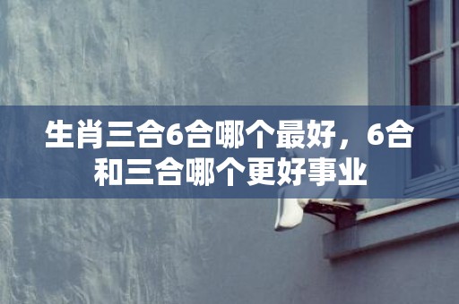 生肖三合6合哪个最好，6合和三合哪个更好事业