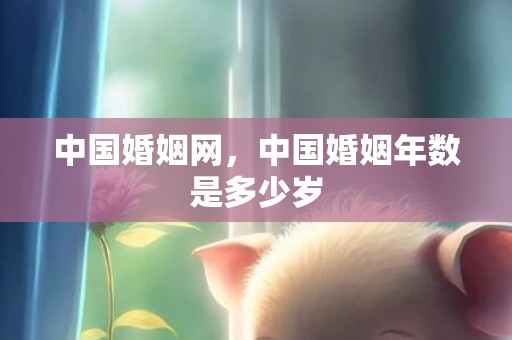 中国婚姻网，中国婚姻年数是多少岁