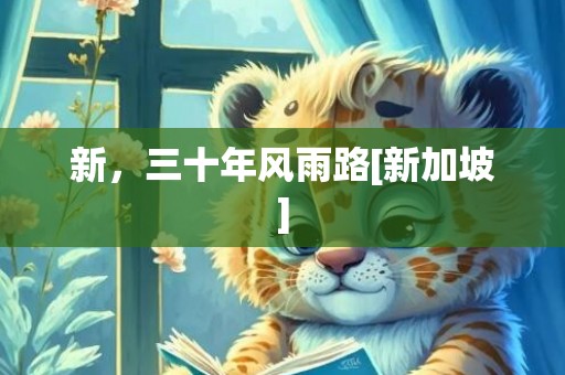 新，三十年风雨路[新加坡]