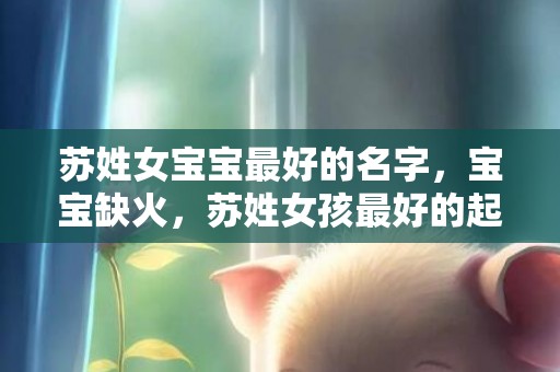 苏姓女宝宝最好的名字，宝宝缺火，苏姓女孩最好的起名选择！30个精心设计的名字，助你打造精彩人生！
