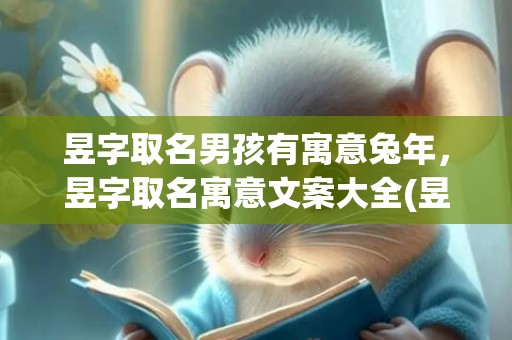 昱字取名男孩有寓意兔年，昱字取名寓意文案大全(昱字取名寓意文案大全，名字起得好，前途光明！)