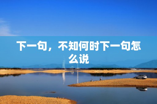 下一句，不知何时下一句怎么说