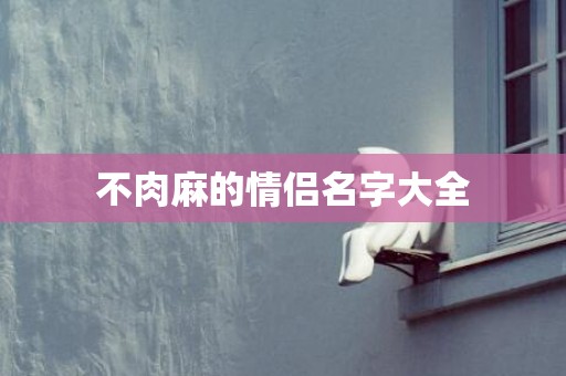 不肉麻的情侣名字大全