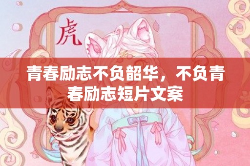 青春励志不负韶华，不负青春励志短片文案