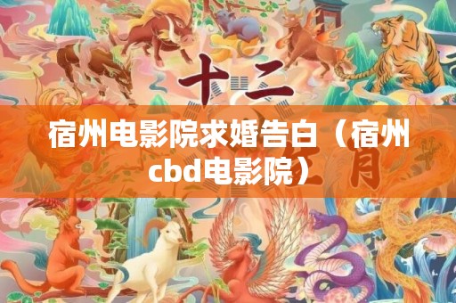 宿州电影院求婚告白（宿州cbd电影院）