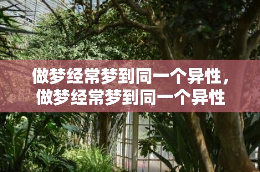 做梦经常梦到同一个异性，做梦经常梦到同一个异性