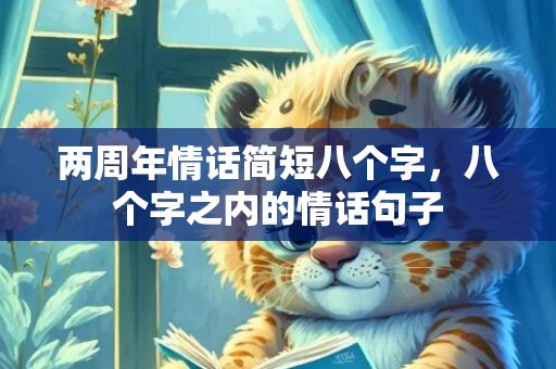 两周年情话简短八个字，八个字之内的情话句子