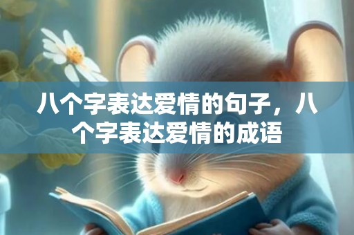 八个字表达爱情的句子，八个字表达爱情的成语