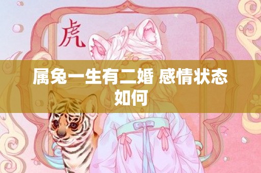 属兔一生有二婚 感情状态如何