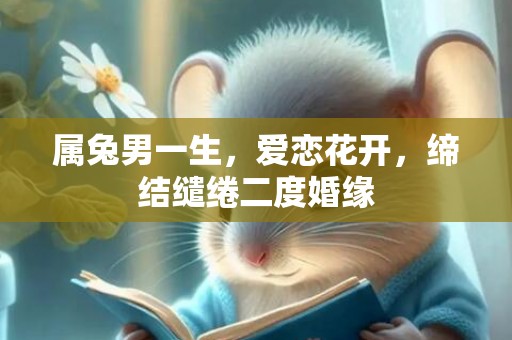 属兔男一生，爱恋花开，缔结缱绻二度婚缘