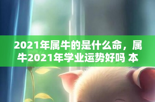 2021年属牛的是什么命，属牛2021年学业运势好吗 本命年是否顺利