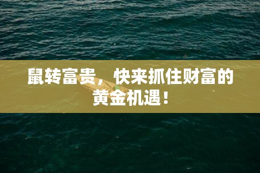 鼠转富贵，快来抓住财富的黄金机遇！