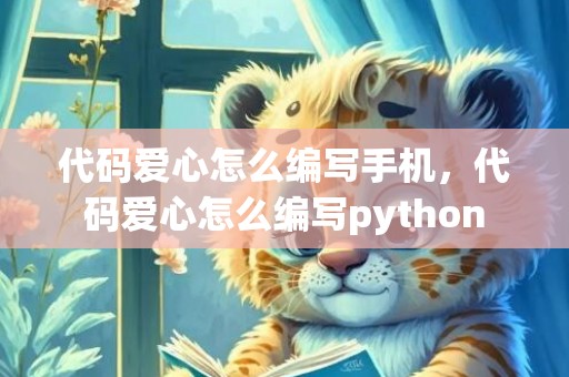 代码爱心怎么编写手机，代码爱心怎么编写python