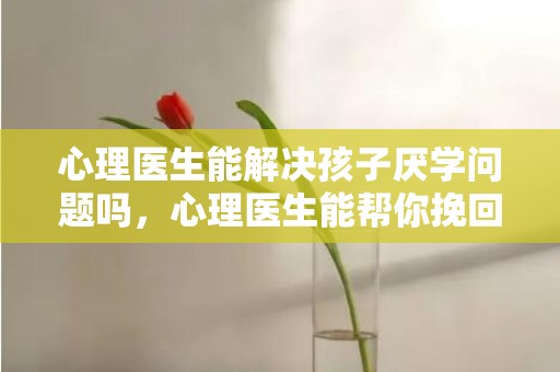 心理医生能解决孩子厌学问题吗，心理医生能帮你挽回婚姻吗（心理医生能帮助走出失恋吗）