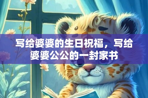 写给婆婆的生日祝福，写给婆婆公公的一封家书