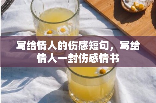 写给情人的伤感短句，写给情人一封伤感情书