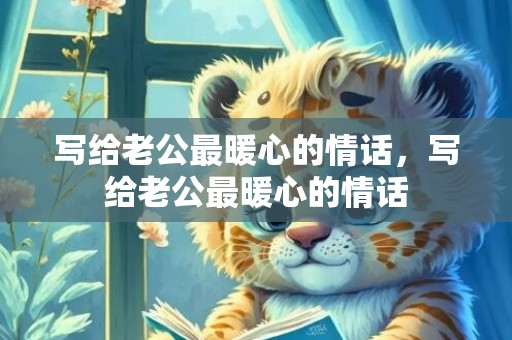 写给老公最暖心的情话，写给老公最暖心的情话