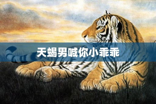 天蝎男喊你小乖乖