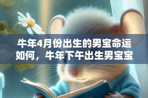 牛年4月份出生的男宝命运如何，牛年下午出生男宝宝起名