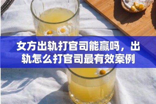 女方出轨打官司能赢吗，出轨怎么打官司最有效案例
