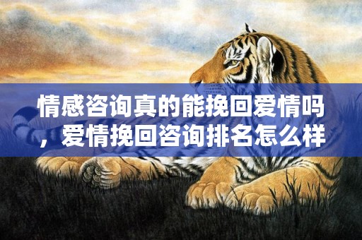 情感咨询真的能挽回爱情吗，爱情挽回咨询排名怎么样（最有效的爱情挽回术）