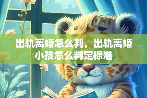 出轨离婚怎么判，出轨离婚小孩怎么判定标准