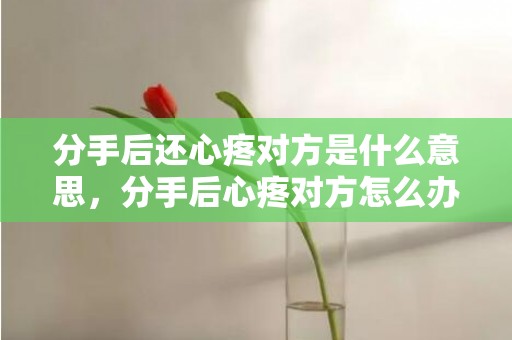 分手后还心疼对方是什么意思，分手后心疼对方怎么办