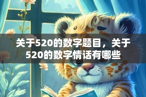 关于520的数字题目，关于520的数字情话有哪些