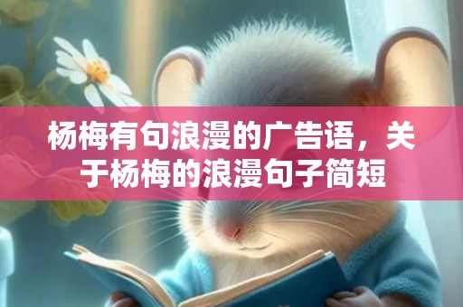 杨梅有句浪漫的广告语，关于杨梅的浪漫句子简短