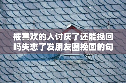 被喜欢的人讨厌了还能挽回吗失恋了发朋友圈挽回的句子