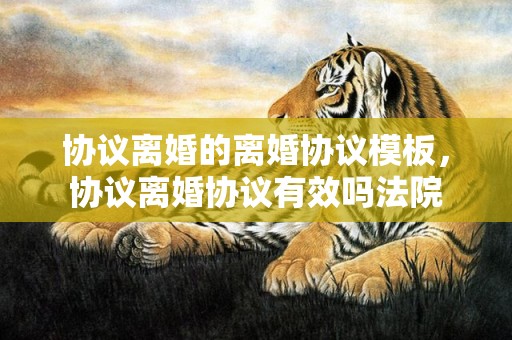 协议离婚的离婚协议模板，协议离婚协议有效吗法院