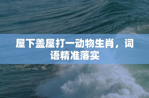 屋下盖屋打一动物生肖，词语精准落实