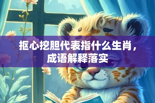 抠心挖胆代表指什么生肖，成语解释落实