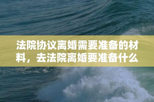 法院协议离婚需要准备的材料，去法院离婚要准备什么资料