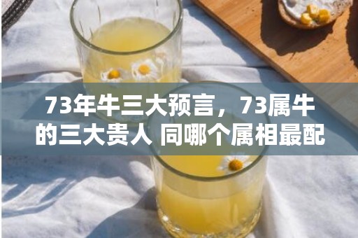 73年牛三大预言，73属牛的三大贵人 同哪个属相最配