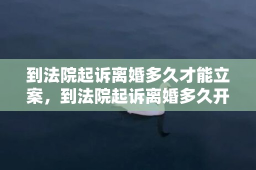 到法院起诉离婚多久才能立案，到法院起诉离婚多久开庭呢
