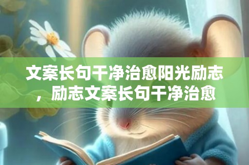 文案长句干净治愈阳光励志，励志文案长句干净治愈