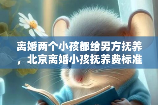 离婚两个小孩都给男方抚养，北京离婚小孩抚养费标准
